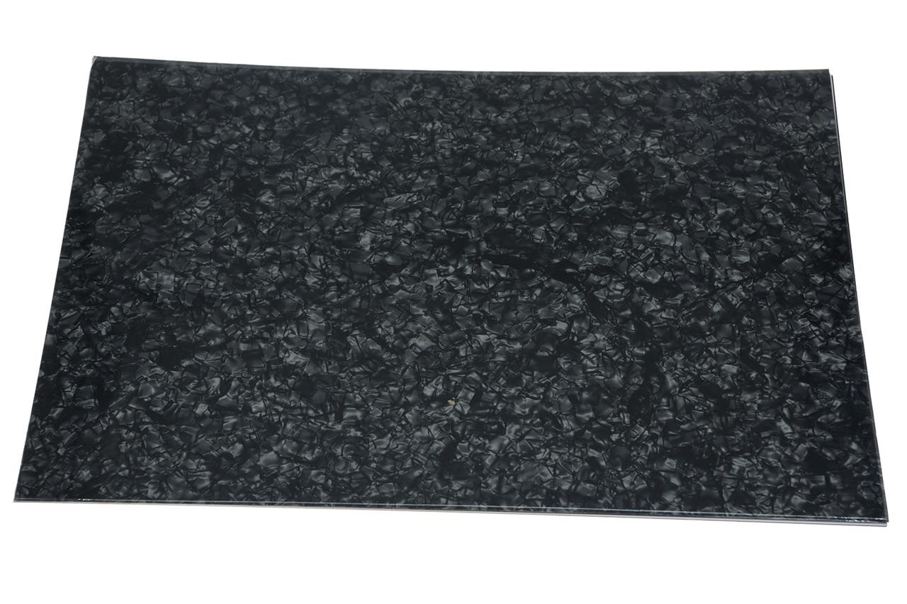 Dopro Uncut 11″x17″ DIY Blank Guitar Bass Pickguard Material Sheet Scratch Plate Material Sheet 29x43cm Black Pearl (Cut Your Own Pickguard)