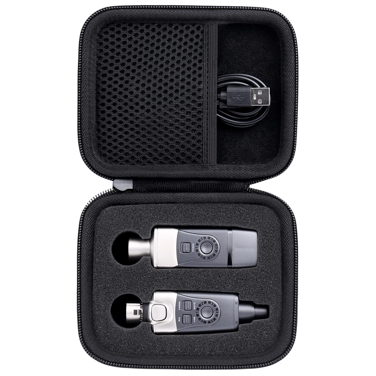 co2CREA Case for Xvive U3 U3C Microphone System Transmitter and Receiver