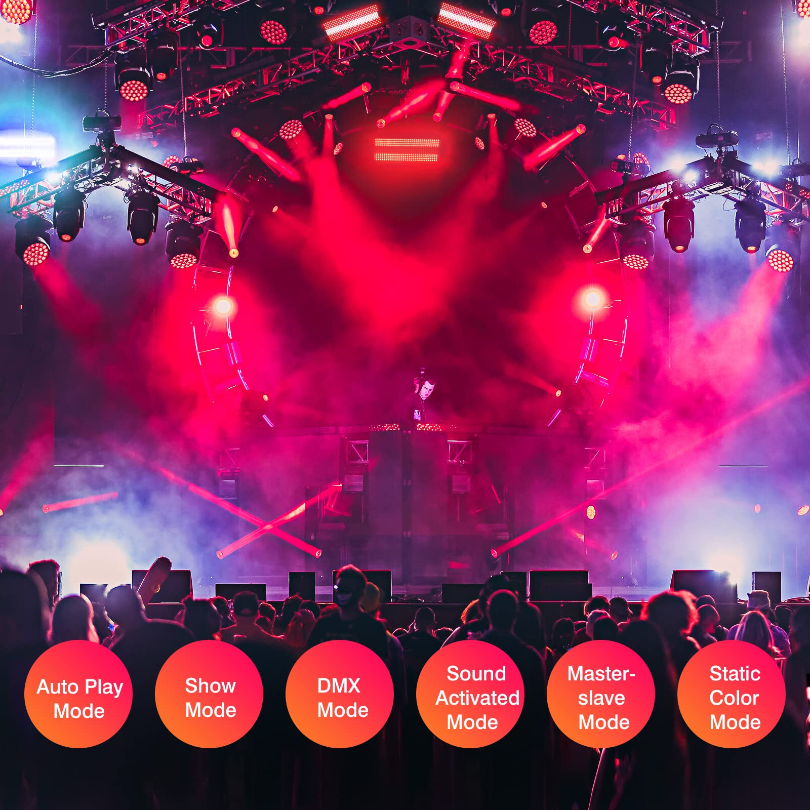LED Stage Strobe Effect Lights (14LEDs Stage Light)