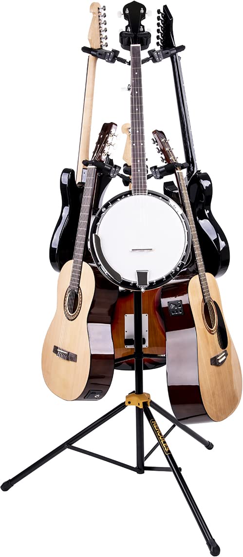 Hercules Stands GS526B PLUS Auto Grip System Display Stand for up to 6 Guitars