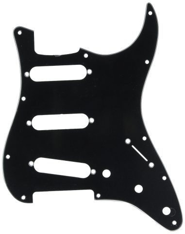 Fender Vintage-Style Pickguard, 60’s Stratocaster, 11-Hole – Black 3-Ply