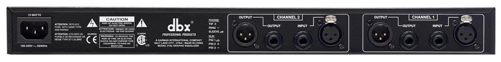dbx 215s Dual Channel 15-Band Equalizer