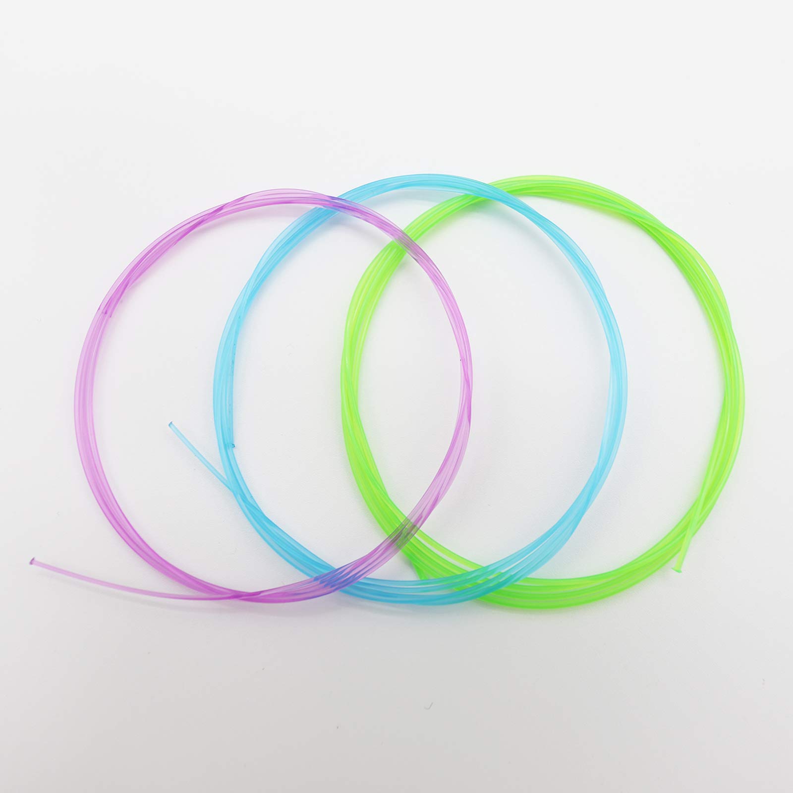 Colorful nylon classical guitar strings, nylon strings core, colorful coated copper alloy wound, normal tension. 028-.043