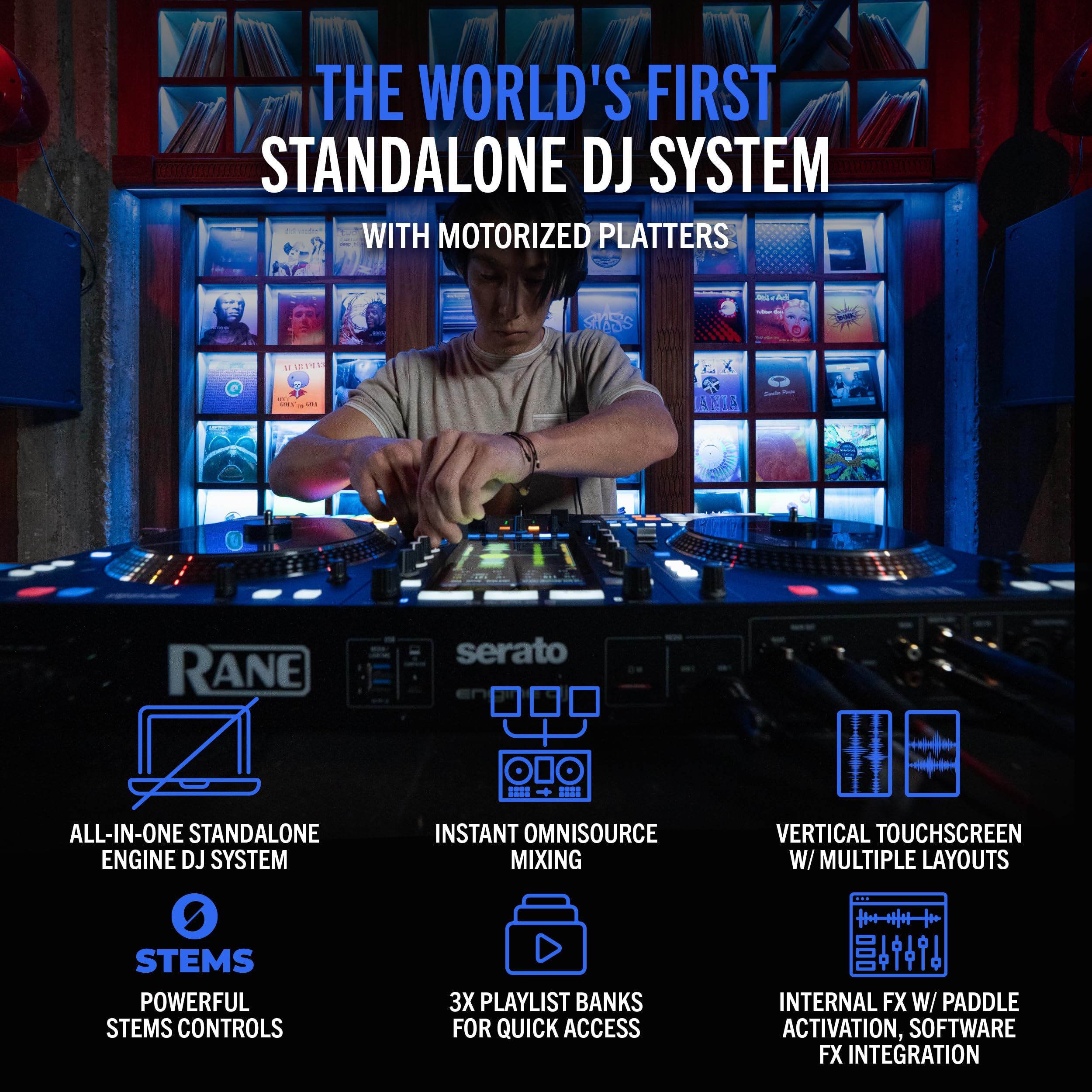 RANE SYSTEM ONE Motorized Standalone DJ Controller