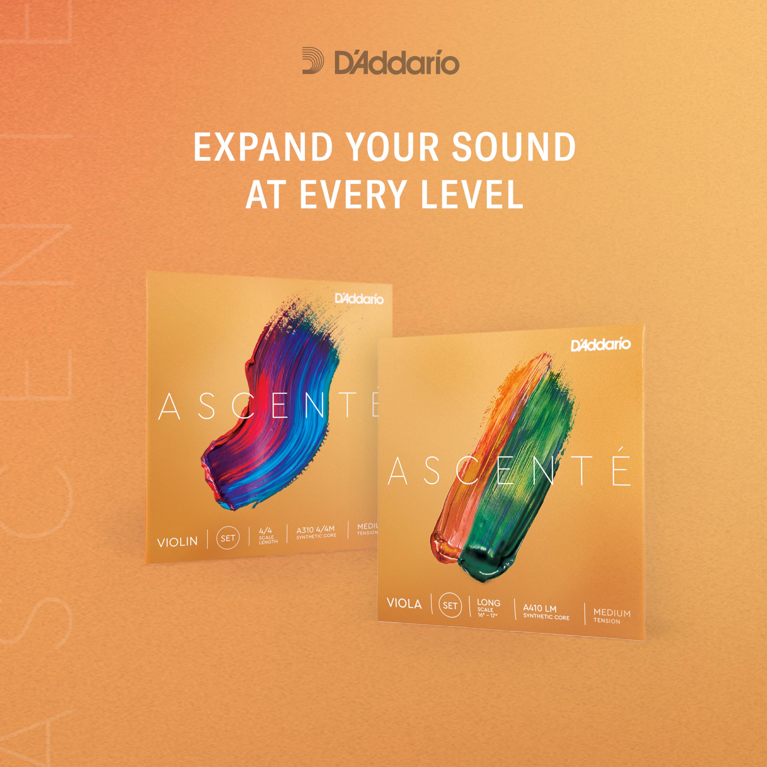 D’Addario A413 LM Ascent? Viola Strings – – Medium Tension – G String – Long Scale