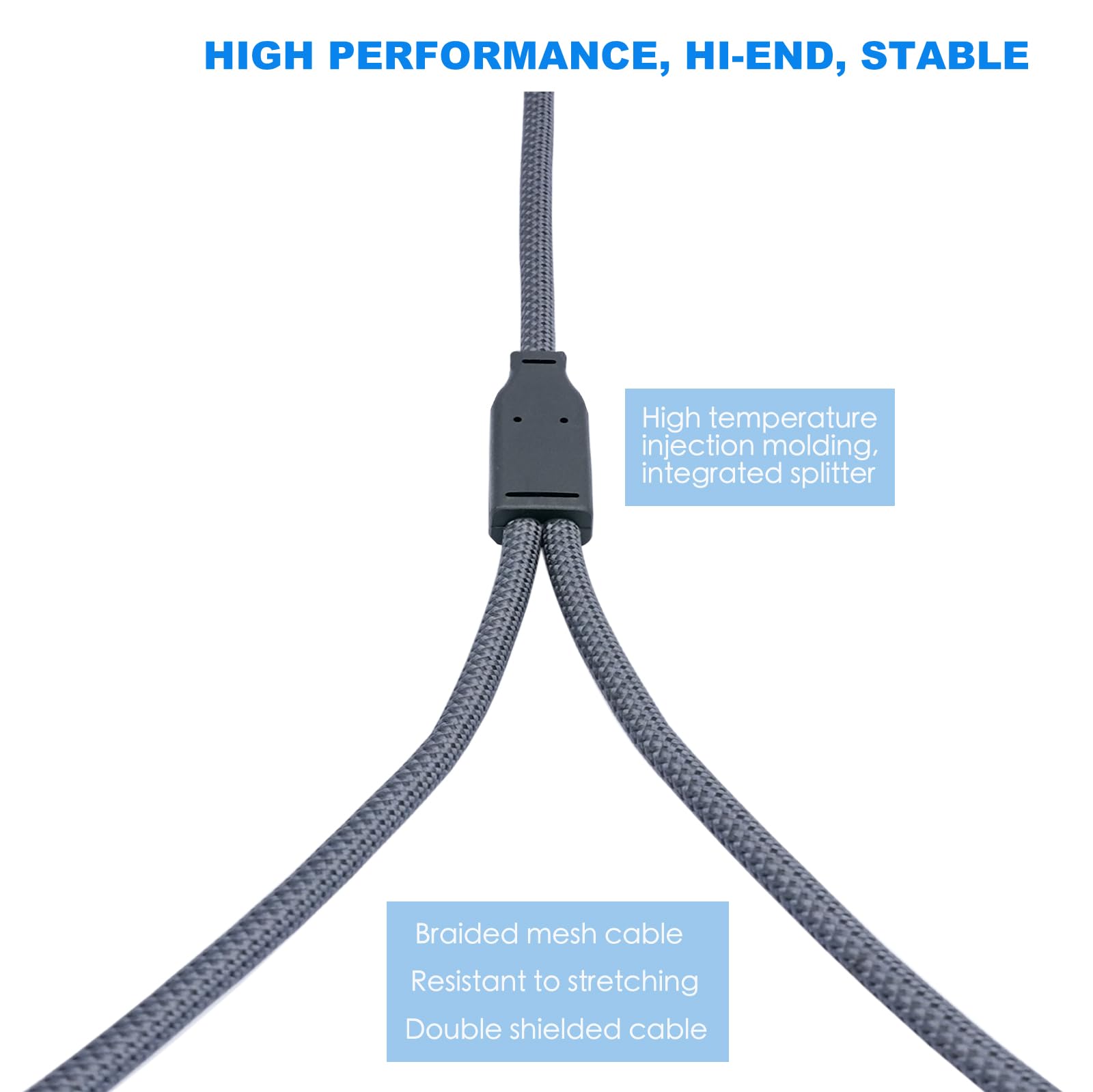 HUALEU 6.6Ft USB C to XLR Male Stereo Audio Cable for iPhone 15, 32Bit/384Khz Phone to Amplifier, Mobile Phone USB C Connection Active Speaker