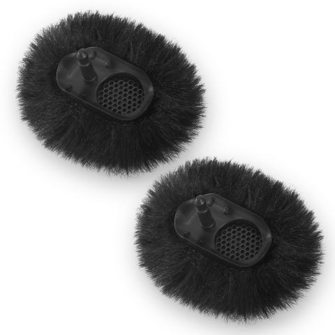 PhantAccy Microphone Windscreen for DJI Mic-2, Replacement Pop Filter & Wind Muff, Anti-Pop & Noise Canceling Fuzzy Cover, Only for DJI Mic-2 Wireless Microphone (Not for DJI Mic-1) (4PCs-White)