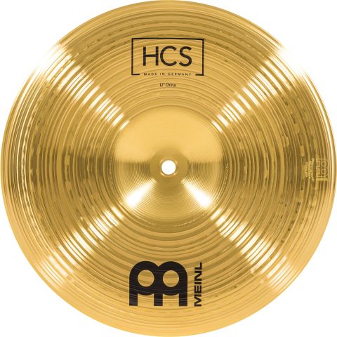 Meinl 12” China Cymbal – HCS Traditional Finish Brass for Drum Set, Made In Germany, 2-YEAR WARRANTY (HCS12CH)