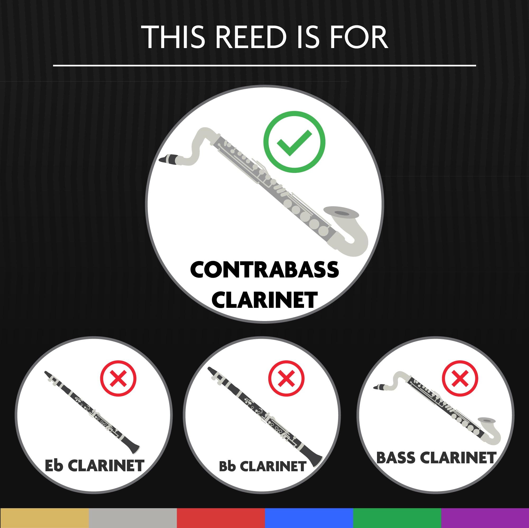 Légère Reeds – Contrabass Clarinet Reed, Classic, Strength 2.00 (BBCB2.00) – Premium Synthetic Woodwind Reed