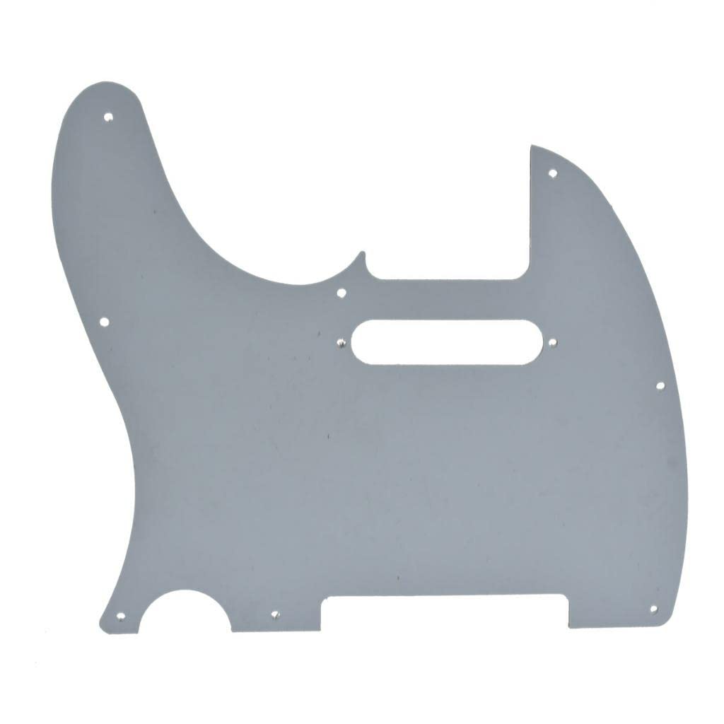 Dopro 8 Hole Tele Style Guitar Pickguard TL Pick Guard with Pickup Mounting Screw Holes for Tele/Telecaster White Pearl