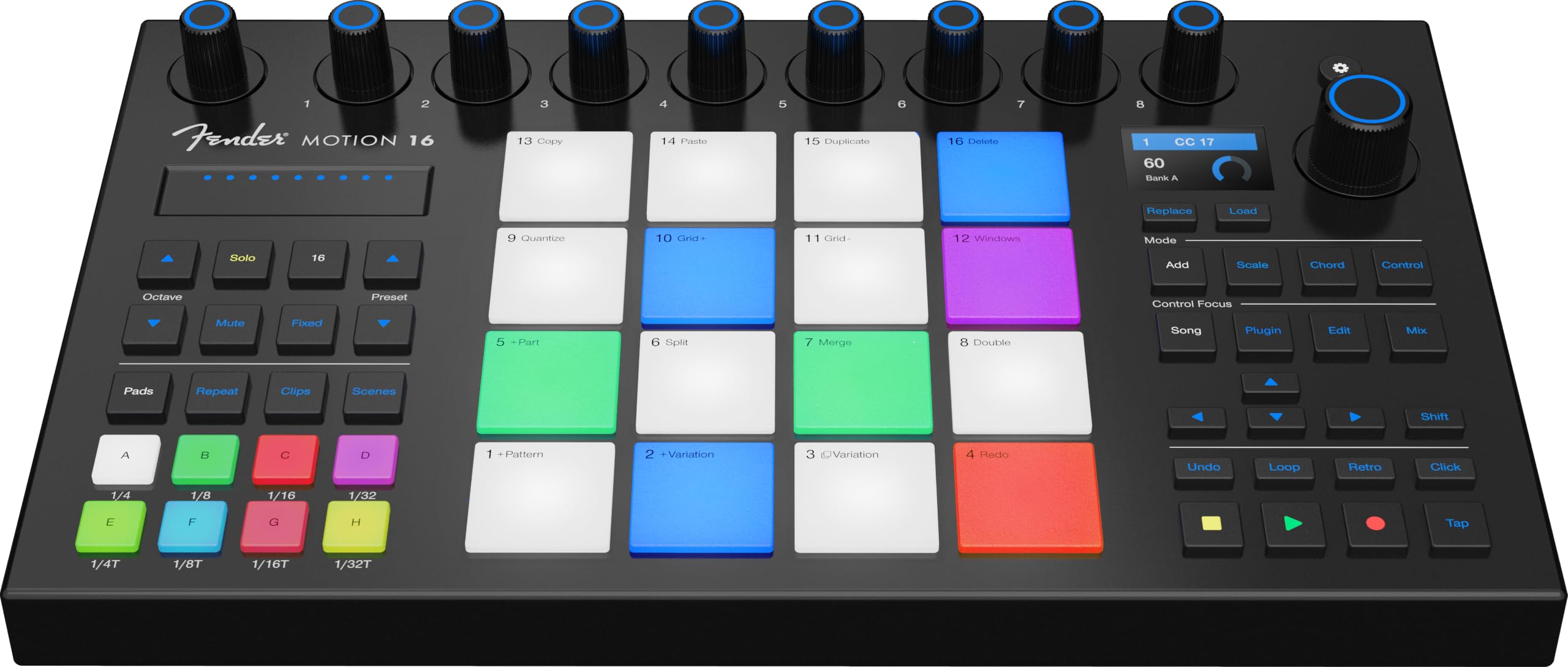 Fender 2777100103 Motion 16 -Pad Production & Performance Controller