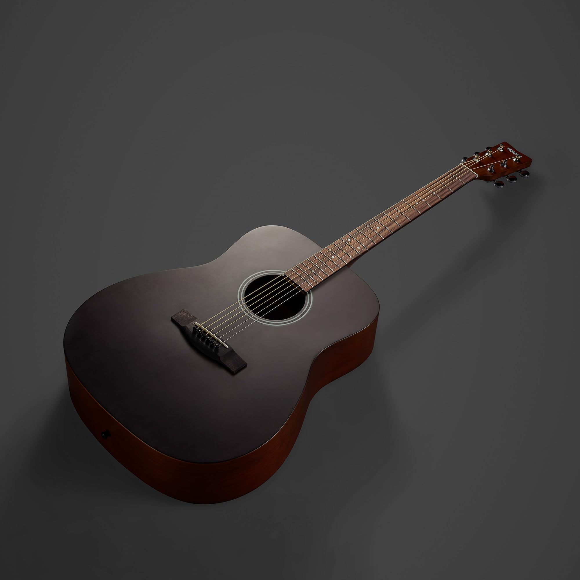 Yamaha F400 SMB F400 Acoustic Guitar for Beginners with Comfortable Scale Length and Spacing, Smoky Black Satin Finish (Amazon Exclusive)