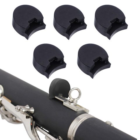JIYIN Clarinet Thumb Rest Cushion, 5 Pcs Soft Silicone Clarinet Oboe Thumb Protector for Most Clarinets Oboes