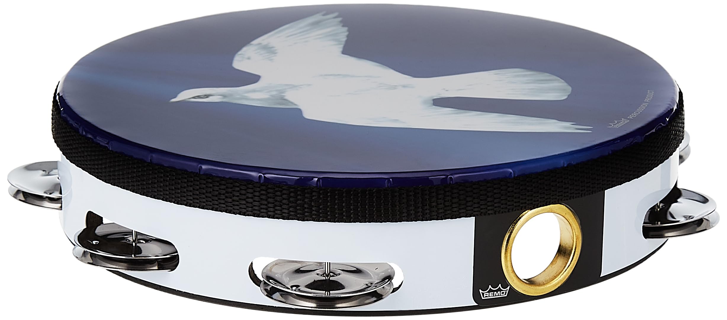 Remo TA-9108-18 Praise Tambourine – Religious Dove, 8″