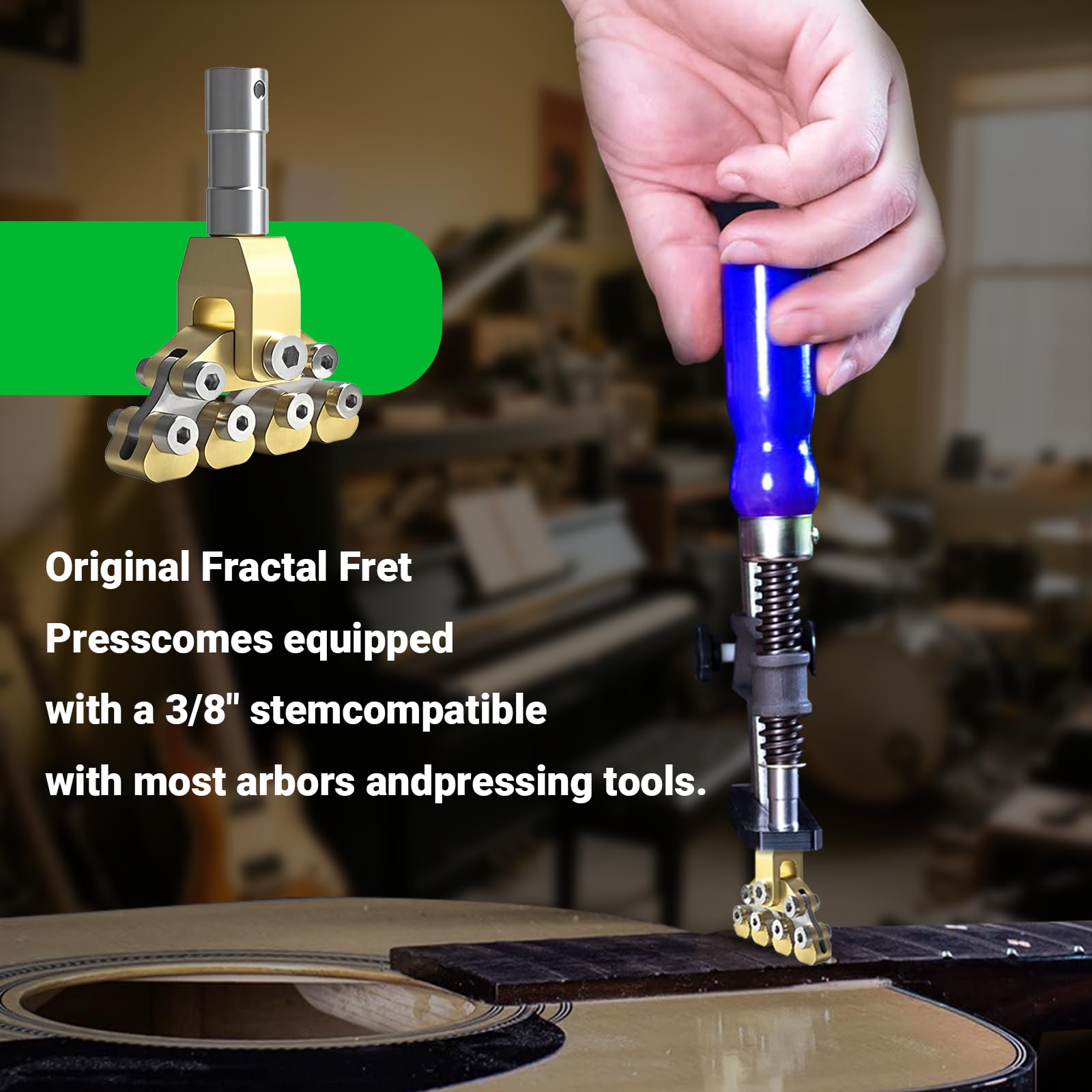 POIET Guitar Fractal Fret Press Various Radius FretElectric Instruments Fret Press Repair Tool Board Curvatures Acoustic