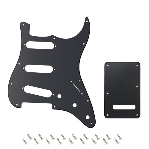Banworks 1-Ply Electric Guitar SSS Pickguard & Backplate Tremolo Cover Set