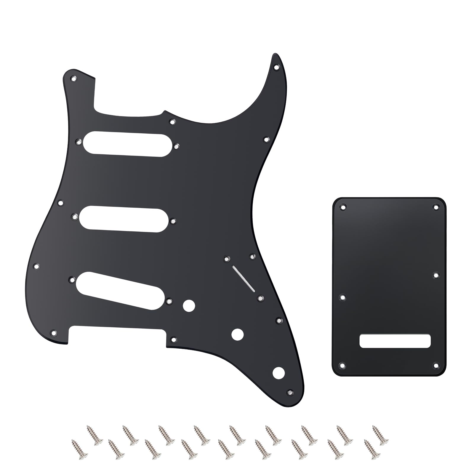Banworks 1-Ply Electric Guitar SSS Pickguard & Backplate Tremolo Cover Set