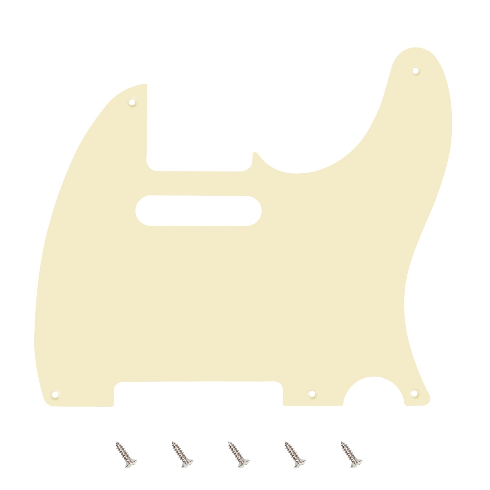 Banworks Vintage Original ’51–’59 5-Hole TL Guitar Pickguard Straight Edge