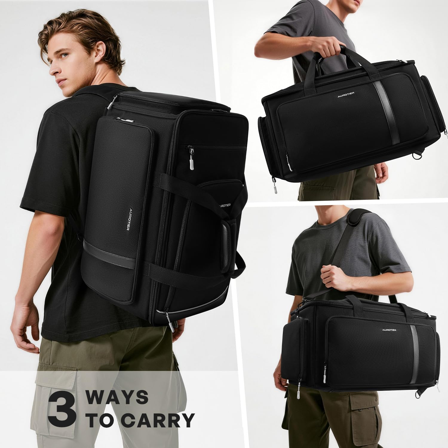 Large DJ Cable Organizer Bag, Padded Gig Bag with 8 Detachable Divider, Travel DJ Mixer Backpack for Musicians, Professional Multi-Pocket for 17″ Laptop, Microphone, Cord, Headset & Music Accessories