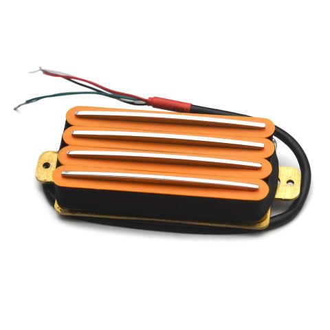 SAPHUE 2-Dual Blade Electric Guitar High Output Track Type Four Coil Humbucker Pickup Orange