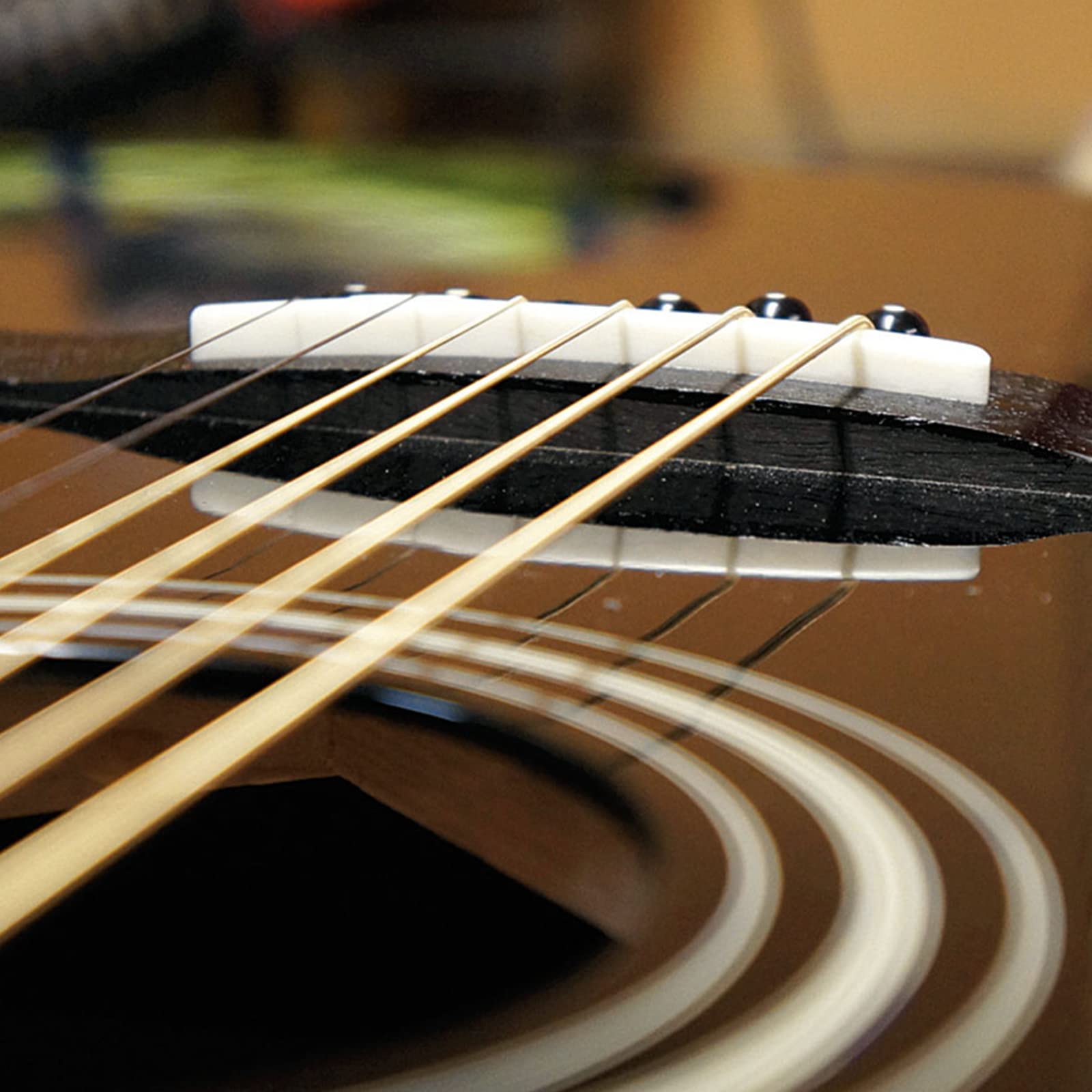 Litoexpe 4 Pcs Acoustic Guitar Bridge Saddles
