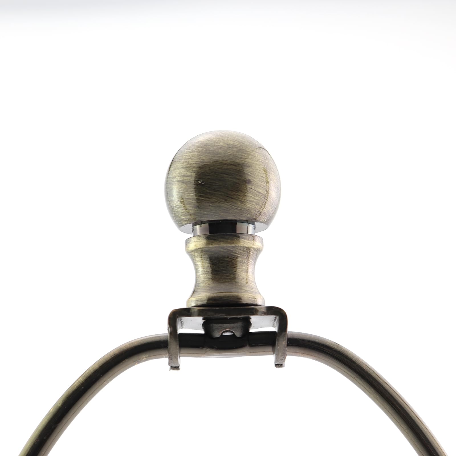 CChiai Harp Converter Wire Lamp Harp Set – 10 Inch Bronze Harp Shade with Stand Base and Top Knob for Table and Floor Lamp