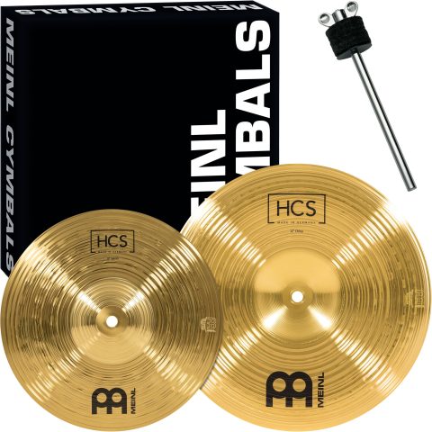 Meinl Cymbals HCS-FX HCS Cymbal Box Set Effects Pack with 10″ Splash, 12″ China, Plus a FREE Cymbal Stacker (VIDEO)