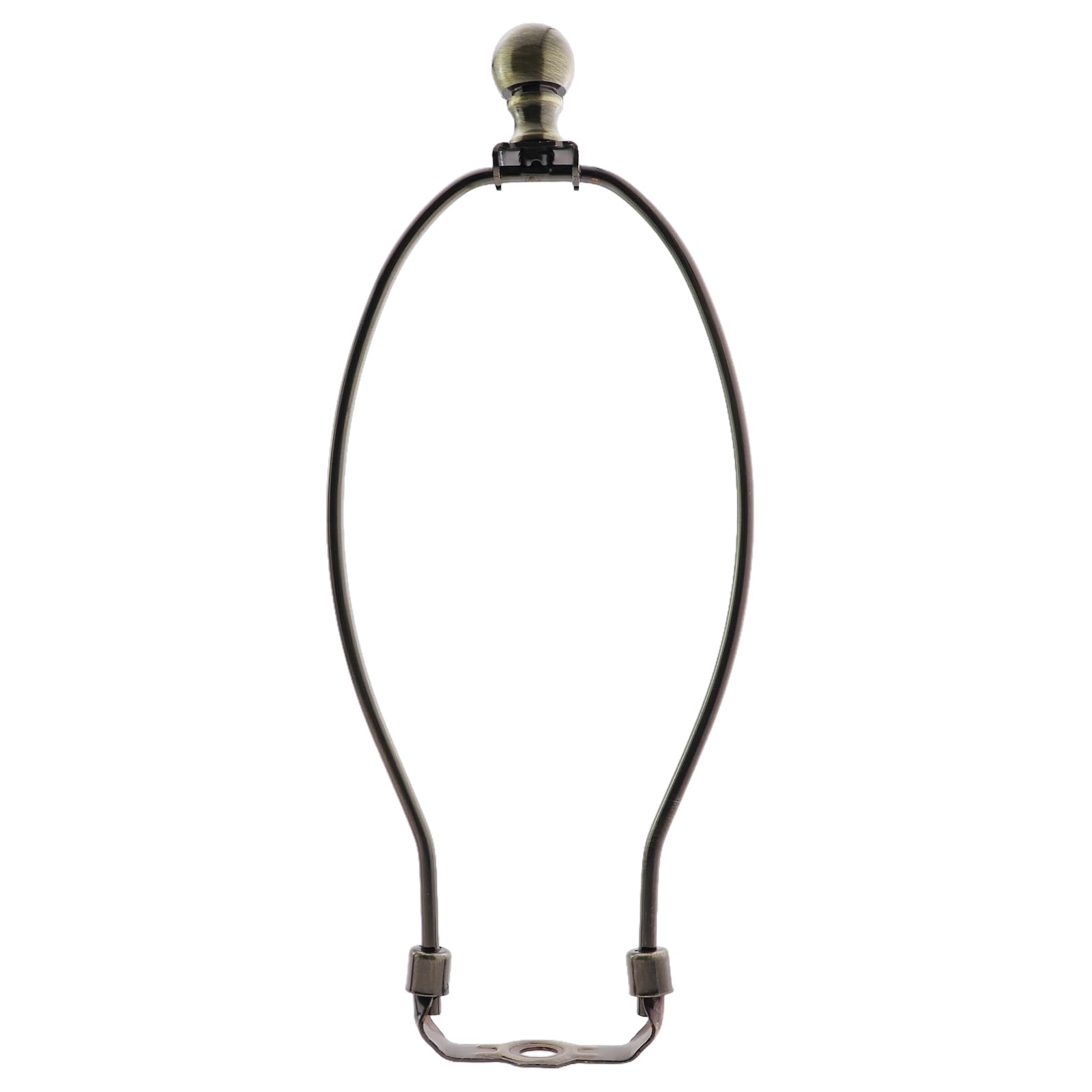 CChiai Harp Converter Wire Lamp Harp Set – 10 Inch Bronze Harp Shade with Stand Base and Top Knob for Table and Floor Lamp