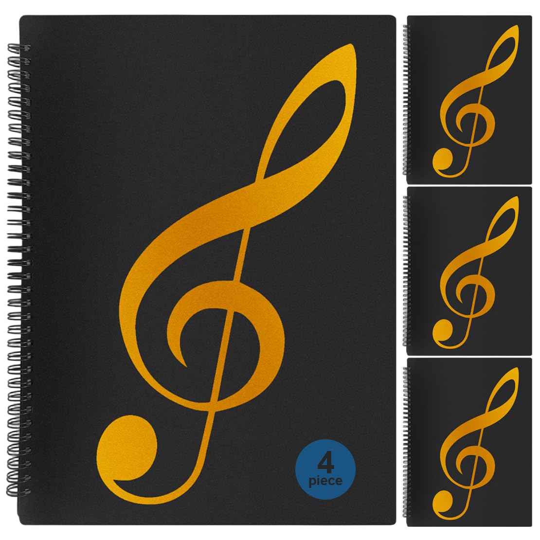 Sheet Music Folder, Sheet Music Holder(4 Pack)