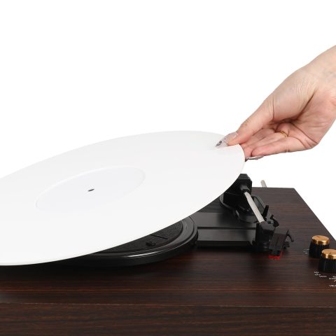 ‌Acrylic Turntable Mat for Vinyl Records: 12 Inch Anti-Static Vinyl Slipmat