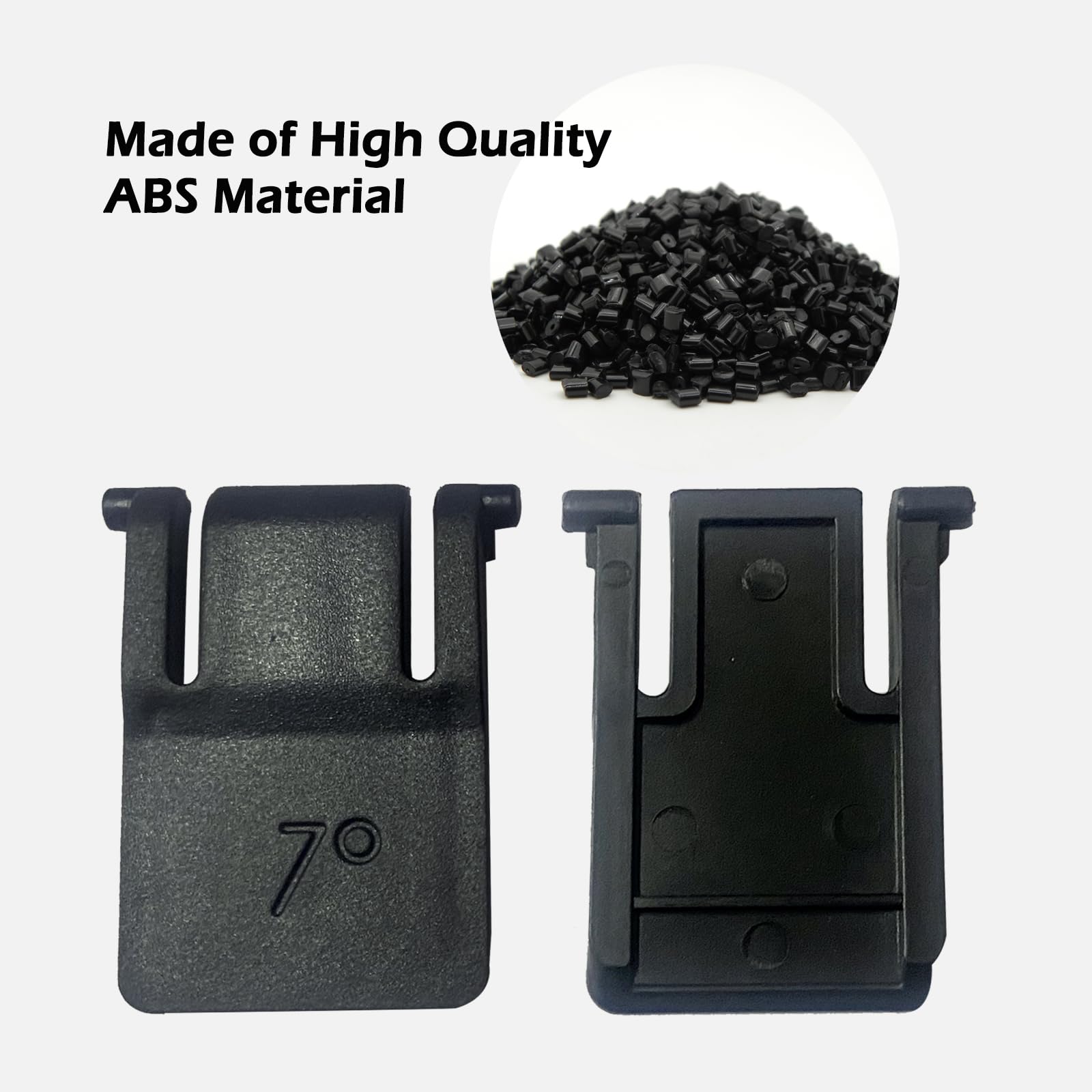 2PC Keyboard Feet Replacement Parts Compatible with Logitech Wireless Keyboard K345 MK345 Feet Holder