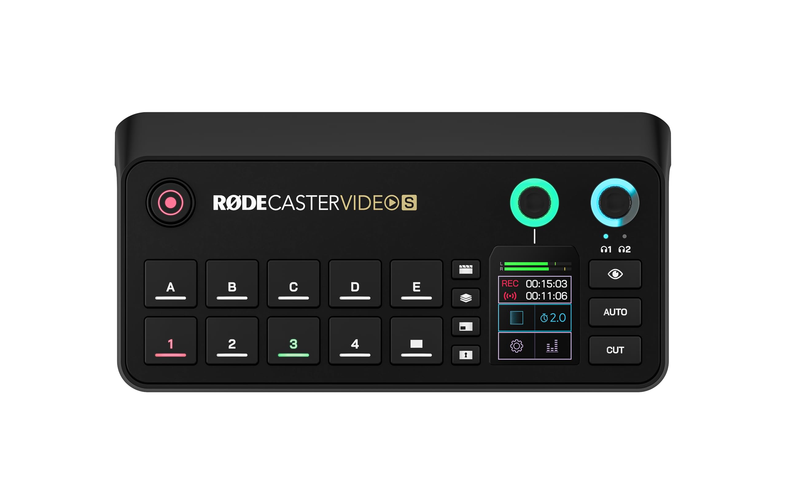 RØDE RØDECaster Video S – Podcast Video Switcher and Audio Interface –