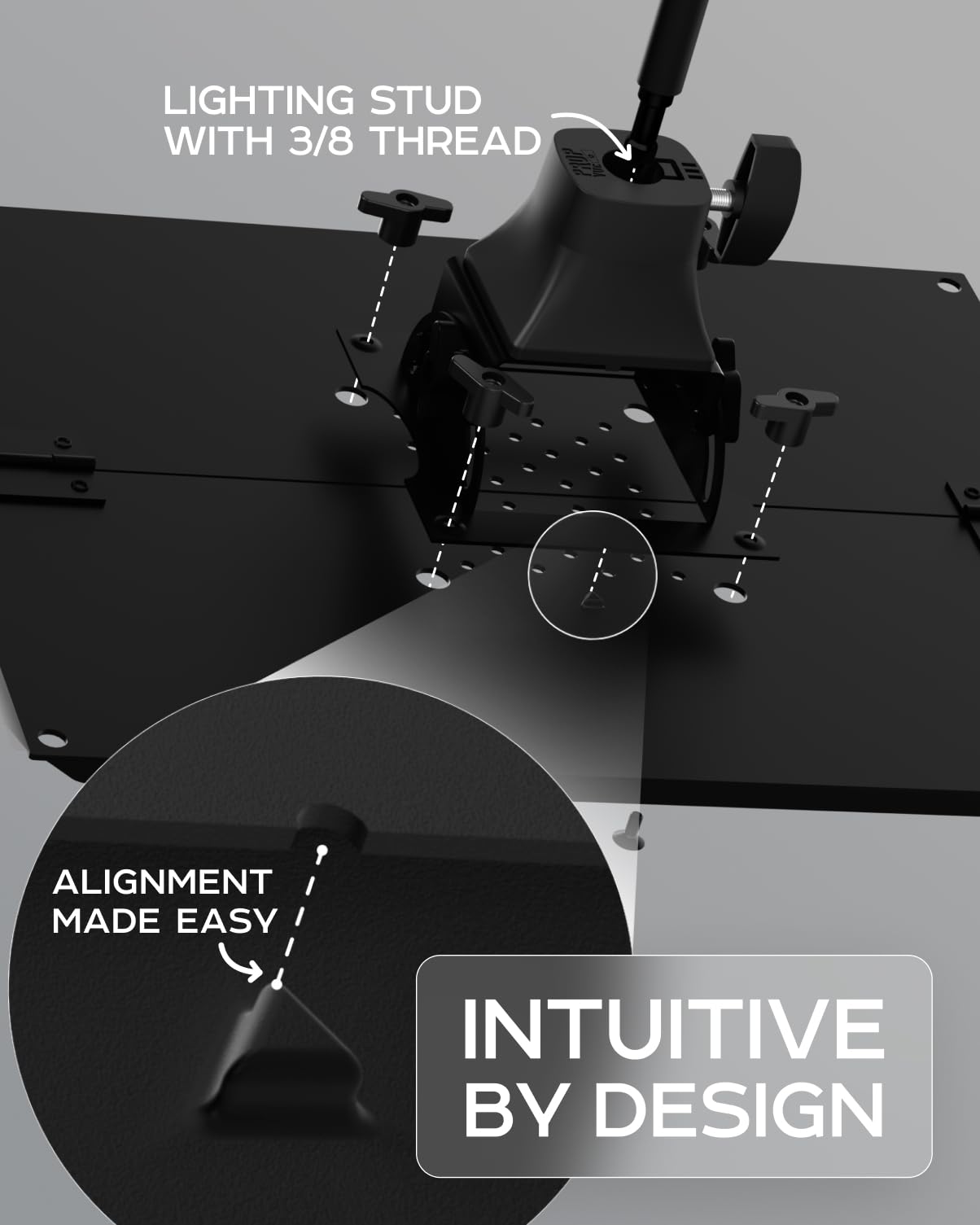 Projector Stand Tripod, Tall Floor Stand, Adjustable Height 27″ to 62″