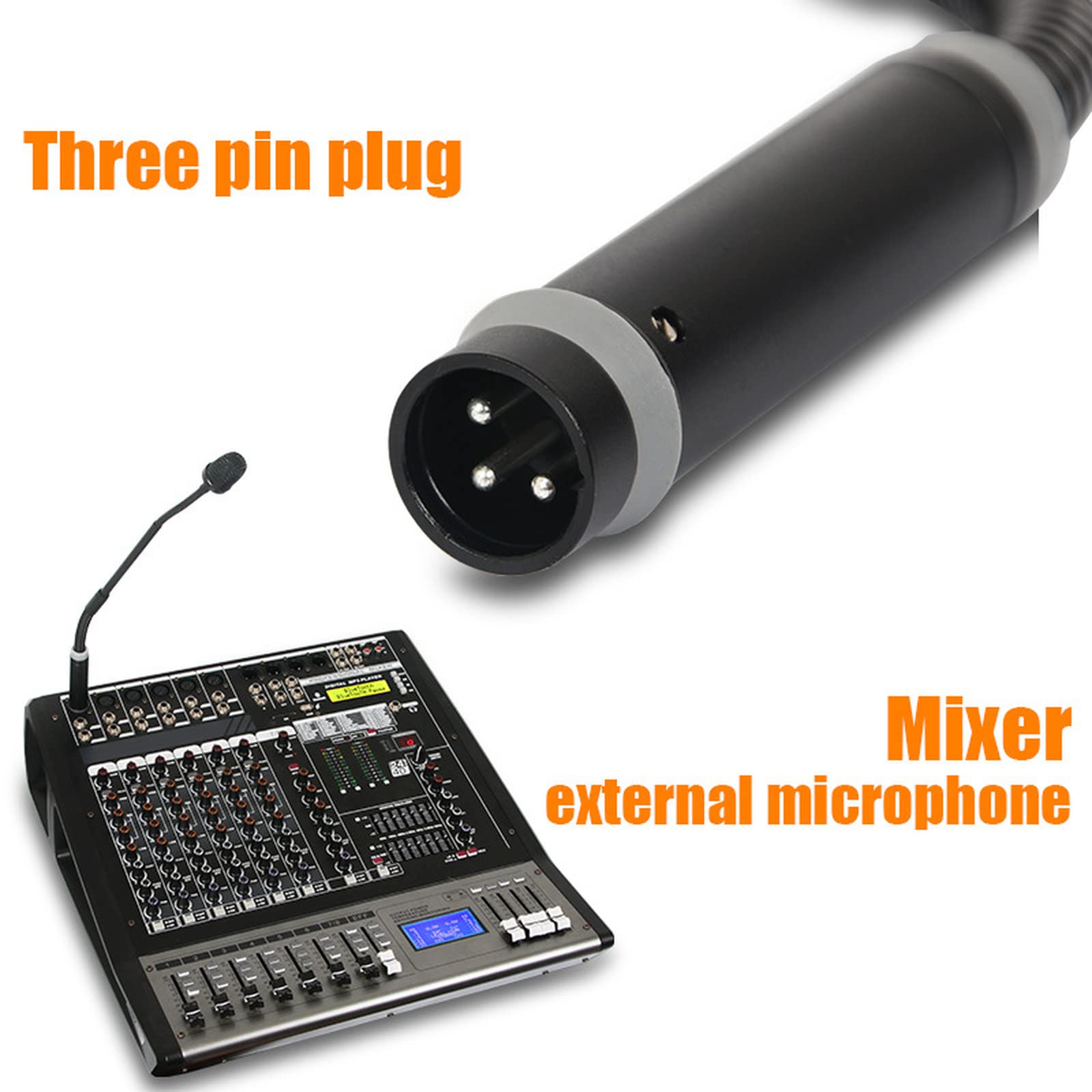 Professional Dynamic Microphone for DJ Mixer Dedicated Disc Shouting