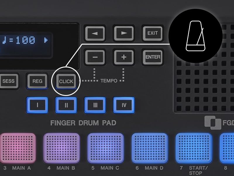 Yamaha FGDP-50 Finger Drum Pad ? Portable Electronic Drum Pad with Built-In Sounds, Speaker, USB MIDI, and Battery Power for On-the-Go Music Making
