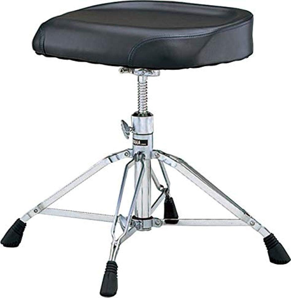 Yamaha ST372DS950U DS-950 Drum Throne ? Heavy-Duty Double-Braced Quad-Leg Design with Bench-Style Seat and Screw Rod Height Adjustment
