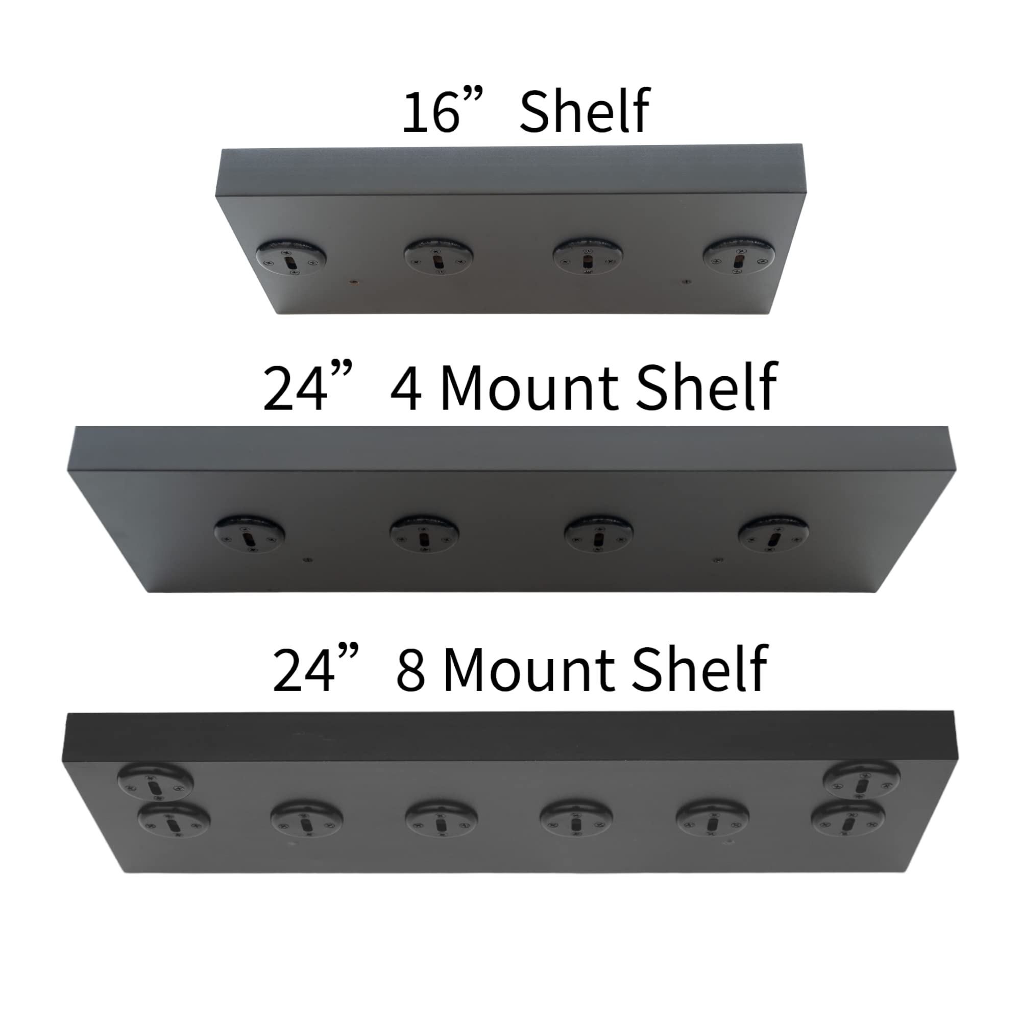 Tonal Accessory Shelf (Black, 16″ Shelf Premium – 4 Mounts)