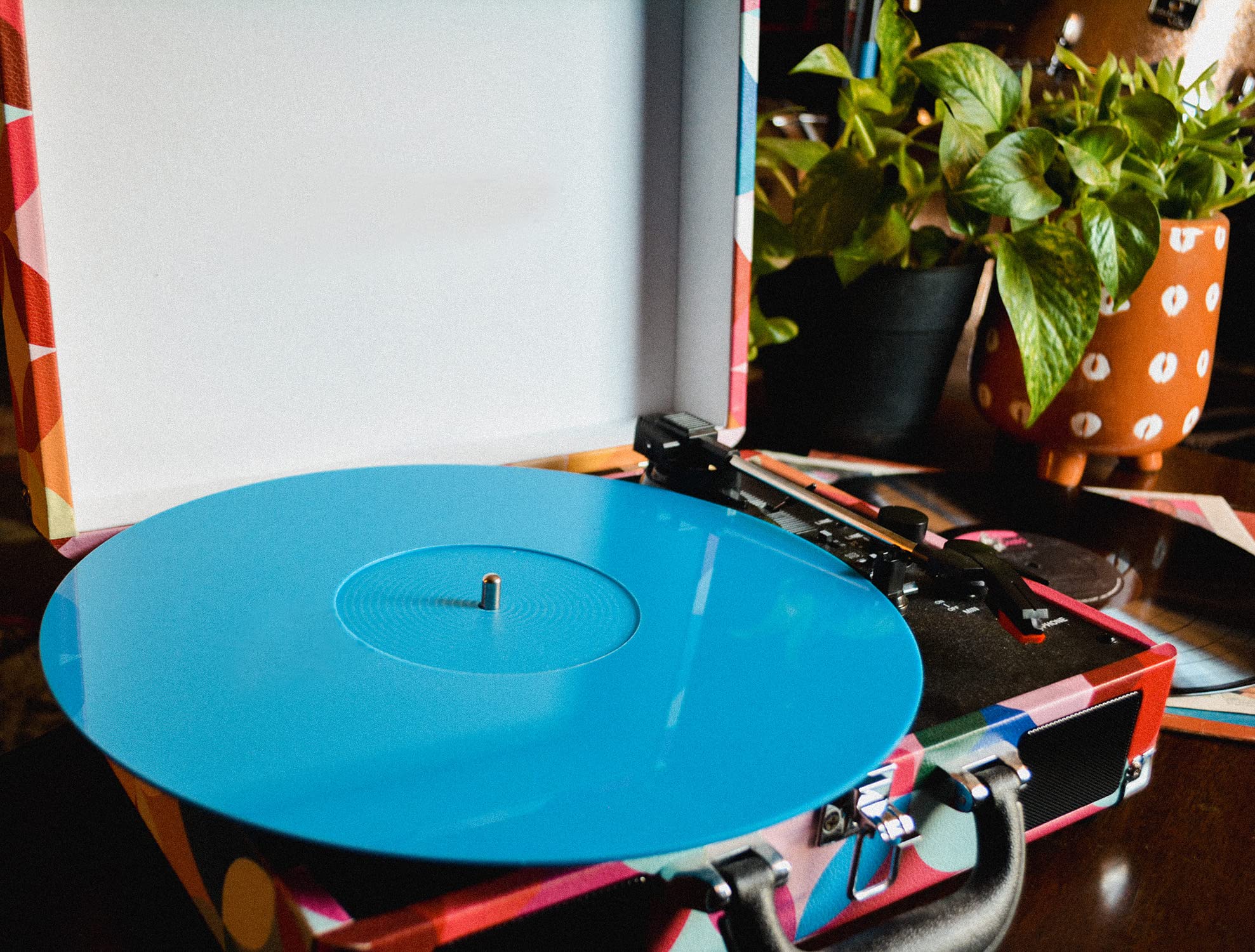 Break Tradition Acrylic Turntable Mat, Blue