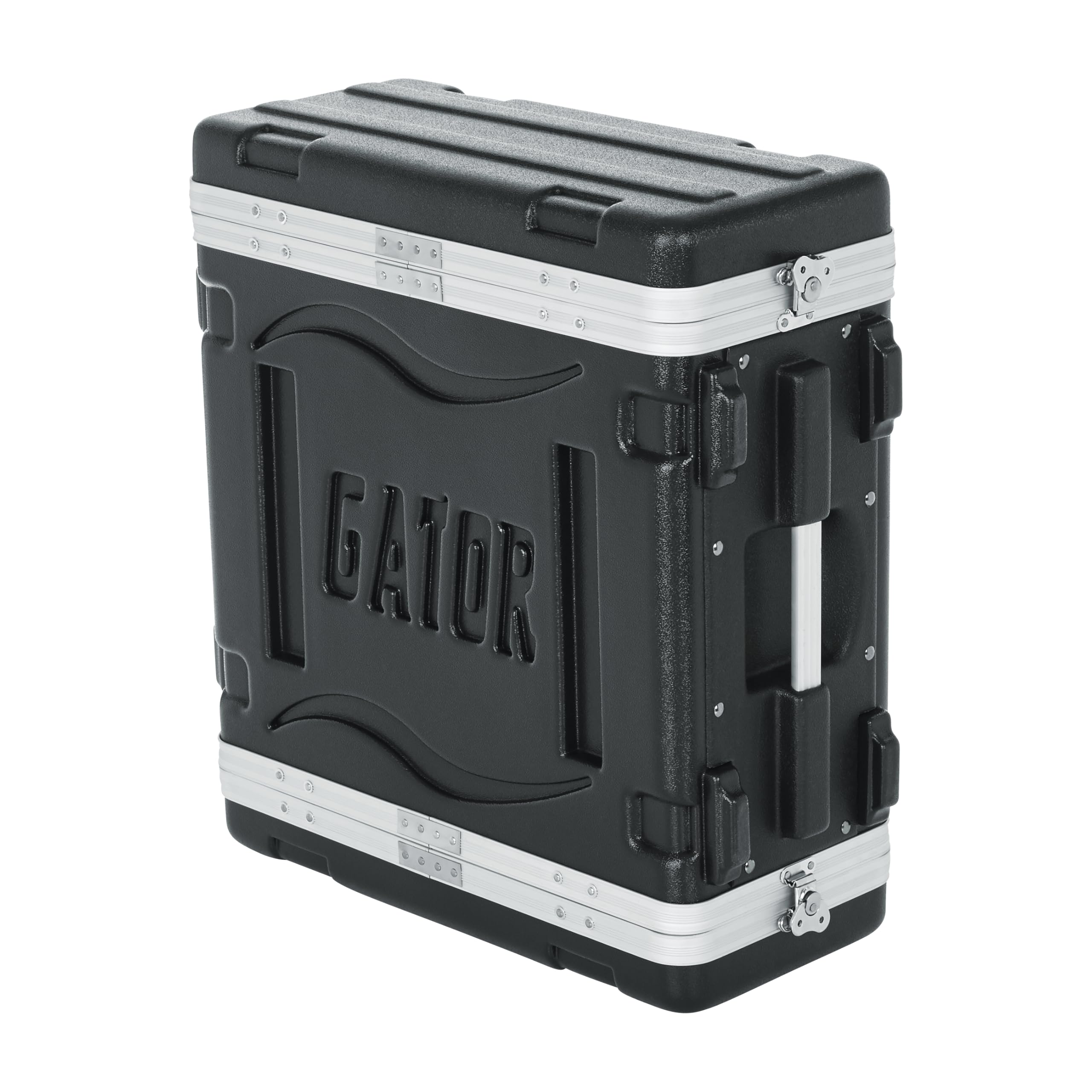 Gator Cases Lightweight Molded 4U Rack Case with Heavy Duty Latches, Standard 19.25″ Depth, (GR-4L)