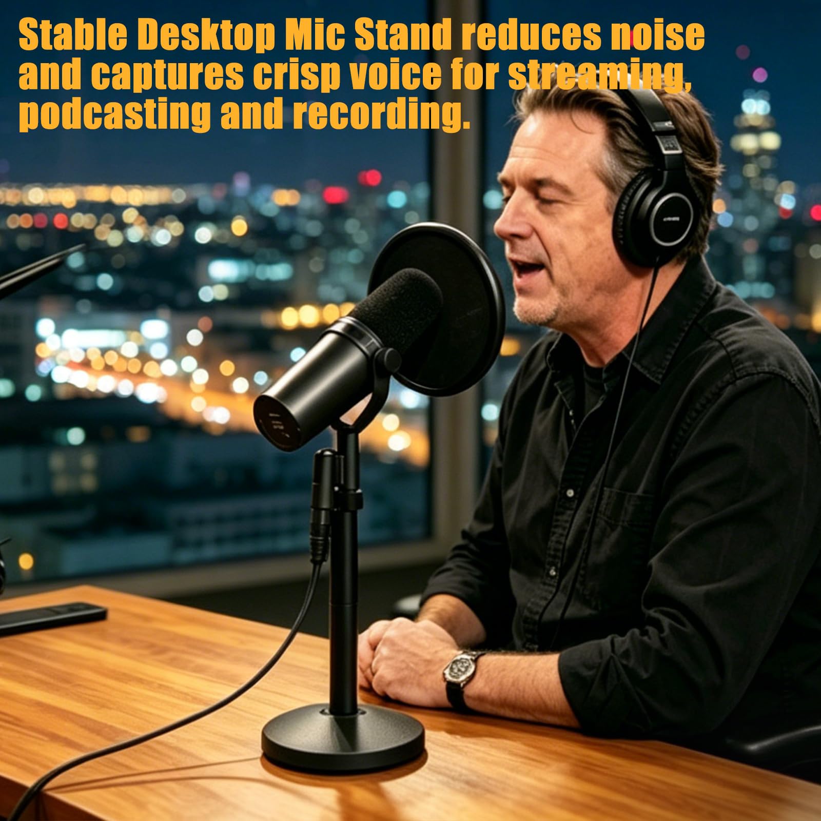 YIBEICO Desktop Microphone Stand for Shure SM7B/SM7DB