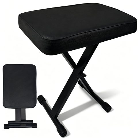 Xapigo Piano Bench, Keyboard Stool,Piano Stool,16”-20” Height Adjustable