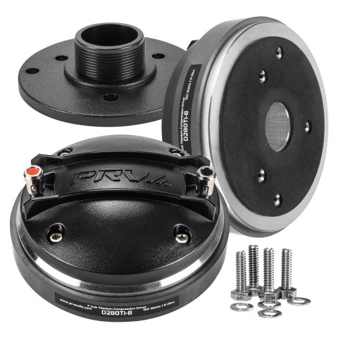 PRV AUDIO D280Ti-B 160 Watts 1″ Exit Bolt-On Horn 8 Ohm Pro Audio Compression Driver (Single)