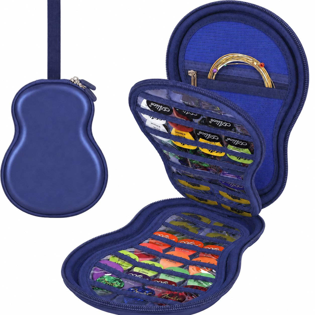 ANKHOH Guitar Pick Case for Fender/for Acoustic/for ChromaCast 63+ Slots