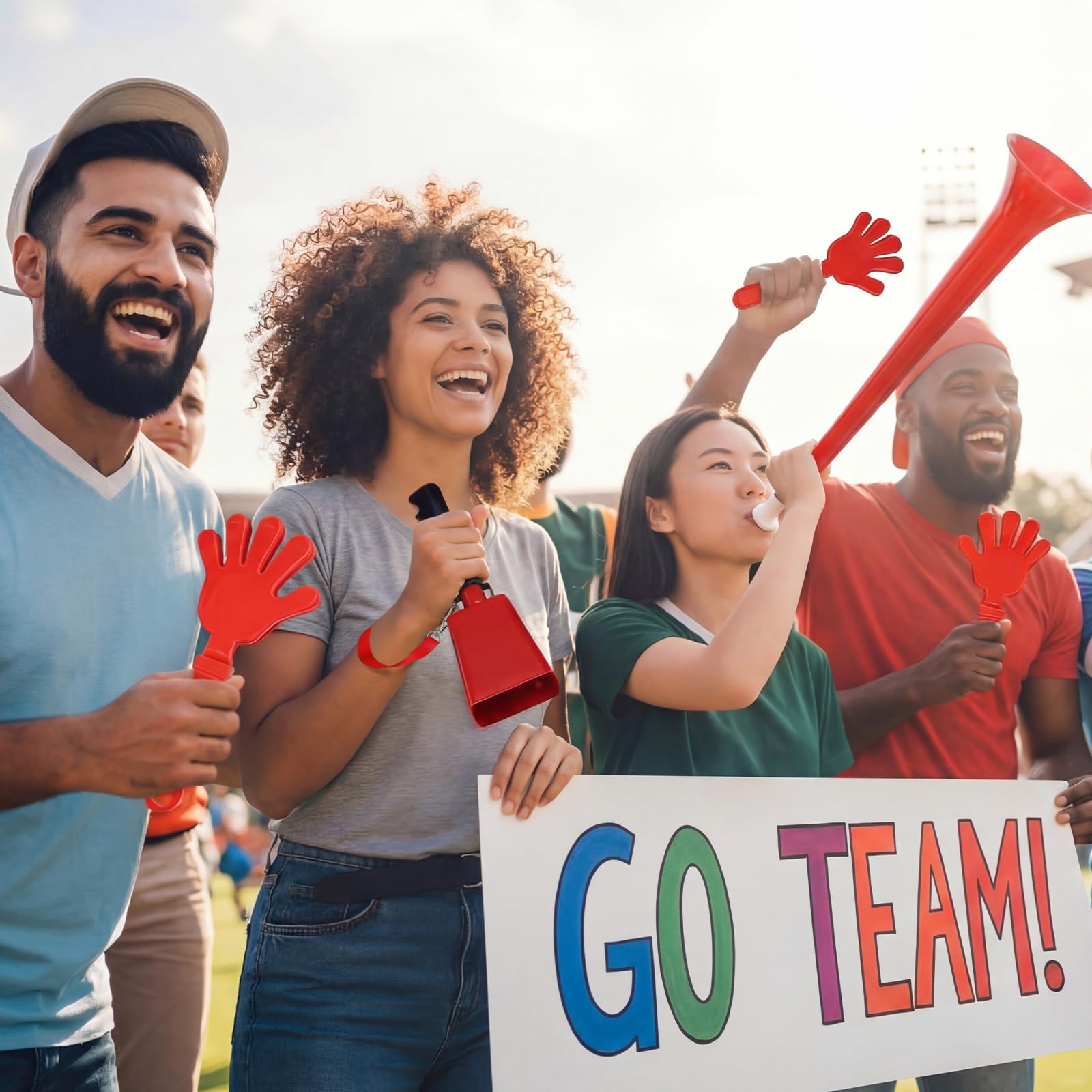 Teyva Daily Red 21 Pcs Team Spirit Accessories Game Day Stadium Events
