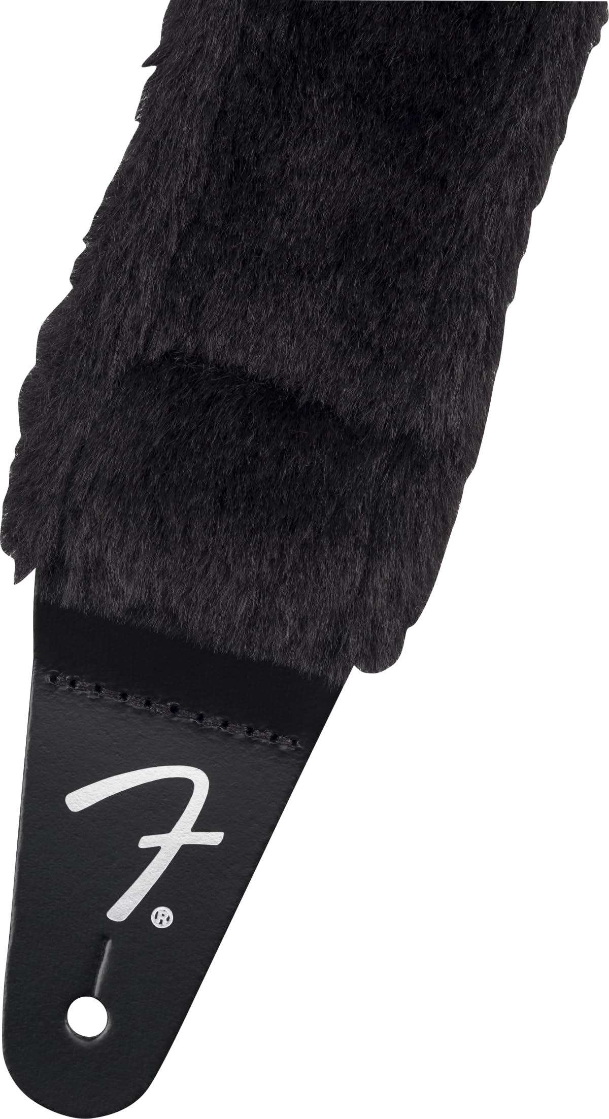 Fender 0990642010 Poodle Plush Strap, Black
