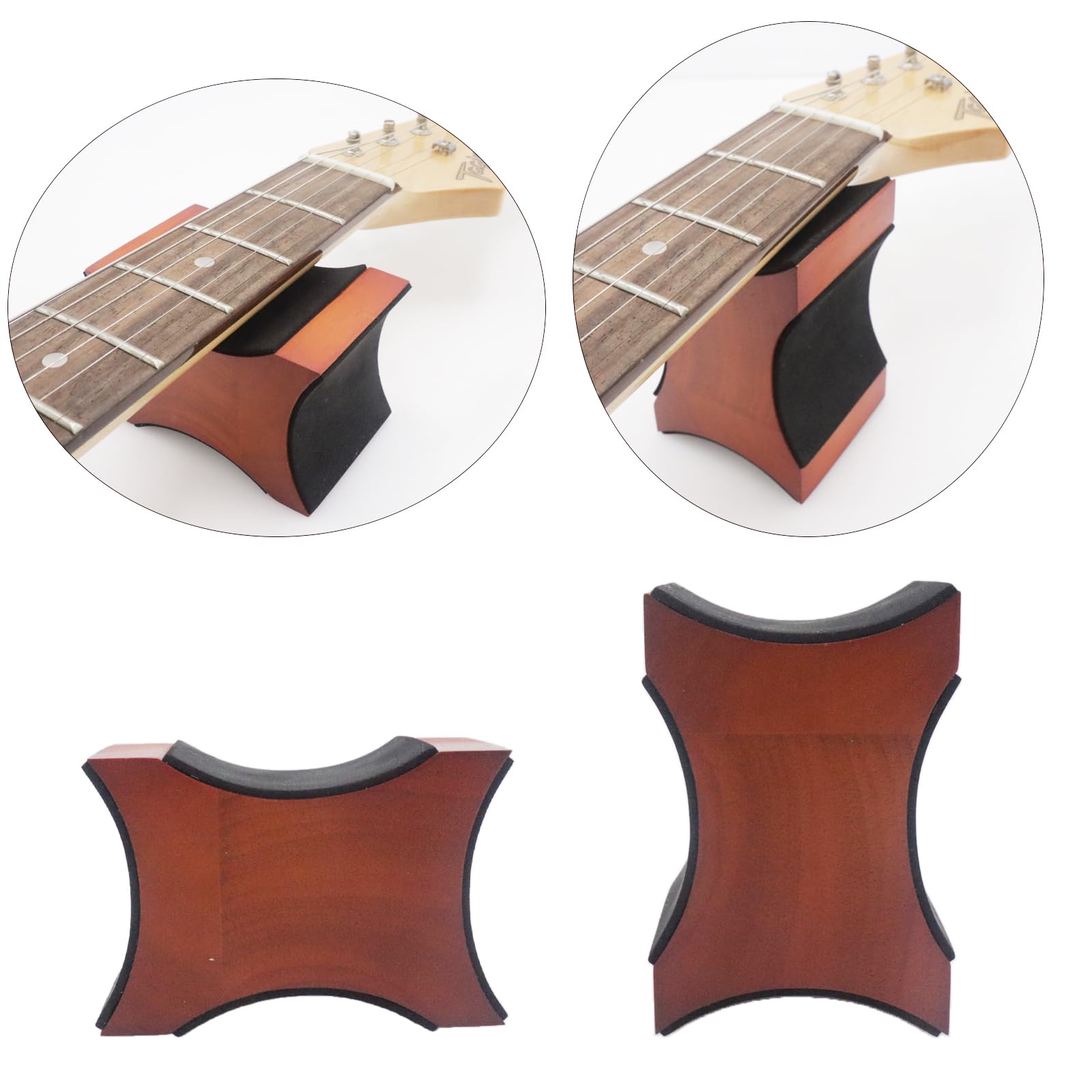 CashBeat Guitar Neck Rest Cradle, 2-Height Luthier Tool for Repair