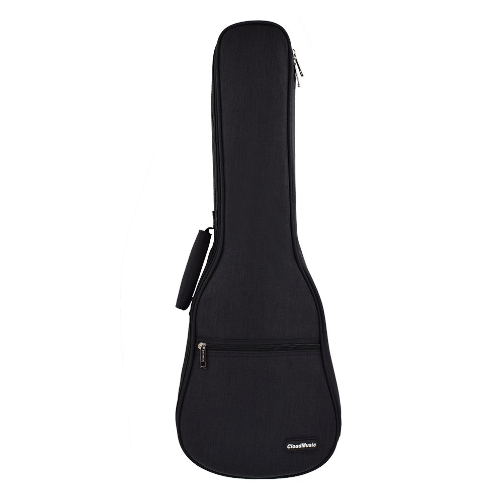 CLOUDMUSIC Ukulele Case Gig Bag, Tenor 26″ Black