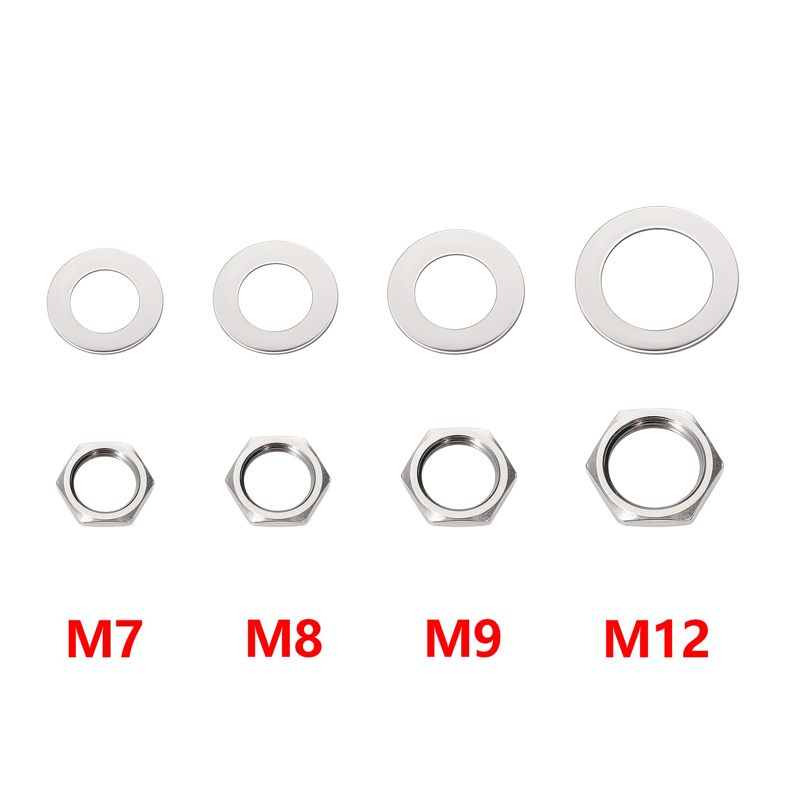 Banworks Metric Thread 12mm M12 Guitar 3 Way Toggle Switch Nuts and Washers