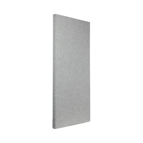 ATS Acoustics Sound Absorbing Acoustic Panel with Sona Fabric, NRC 1.0, Fire Rated, 24″ x 48″ x 2″ (Merle Grey)