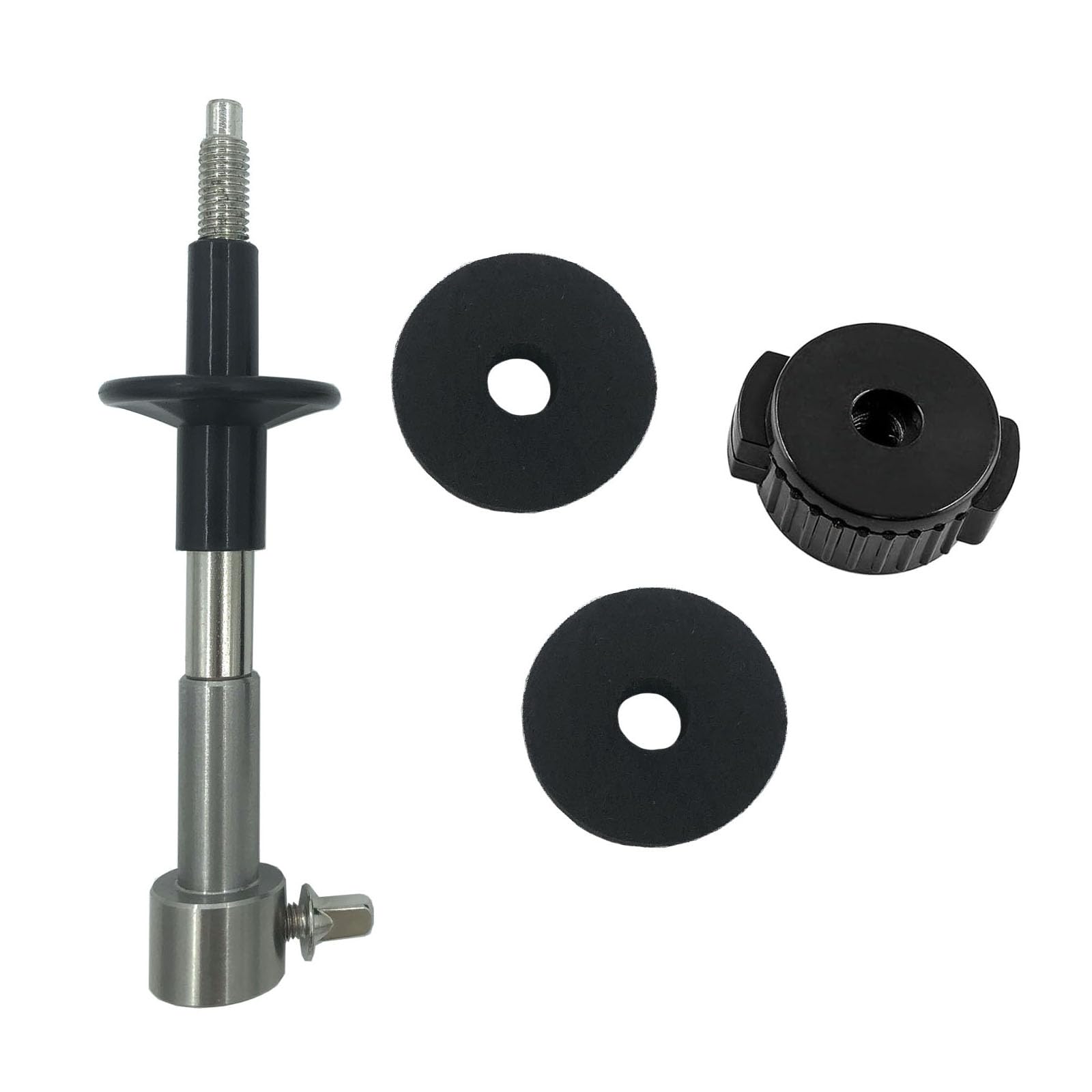 TUOREN Cymbal Stacker 5.3inch Straight-forward Cymbal Stacker Mount 8mm Thread Cymbal Stacker for Adding Small Cymbals